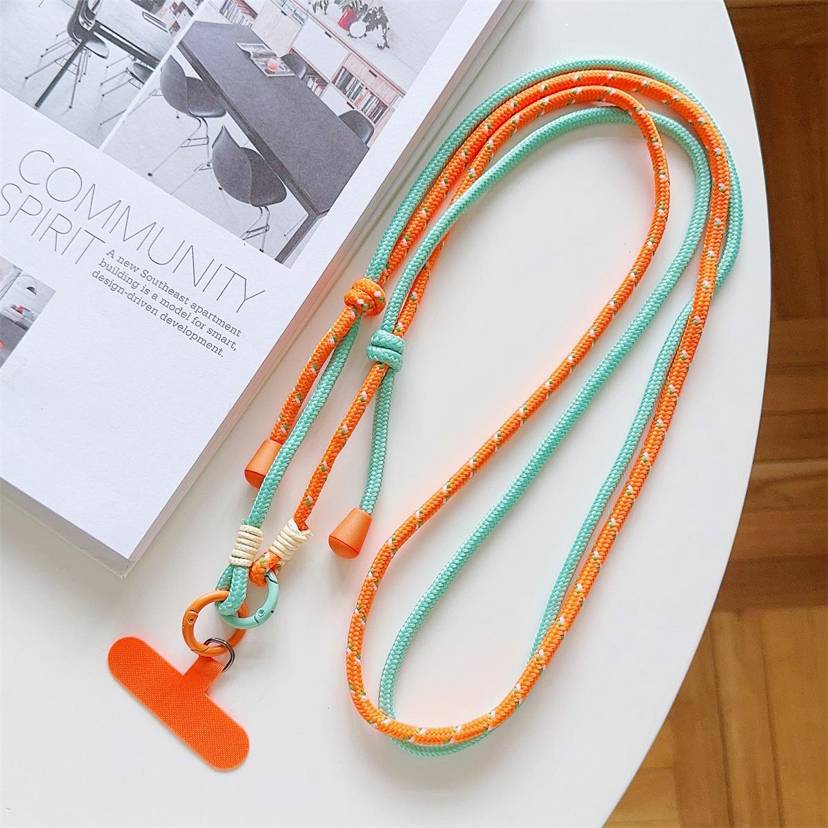 

Lanyard Cross-body Shoulder Straps Keychain Adjustable Small double Rope with Replacement Patch for Mobile Phone Accessories Nylon / Spandex