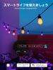 Lepro AI Illumination Light ZB1 Outdoor Bulb Color RGB Rainbow Color LED String Light 30 Bulbs Garden Music Smart Light Outlet Dimmable Fairy Lights