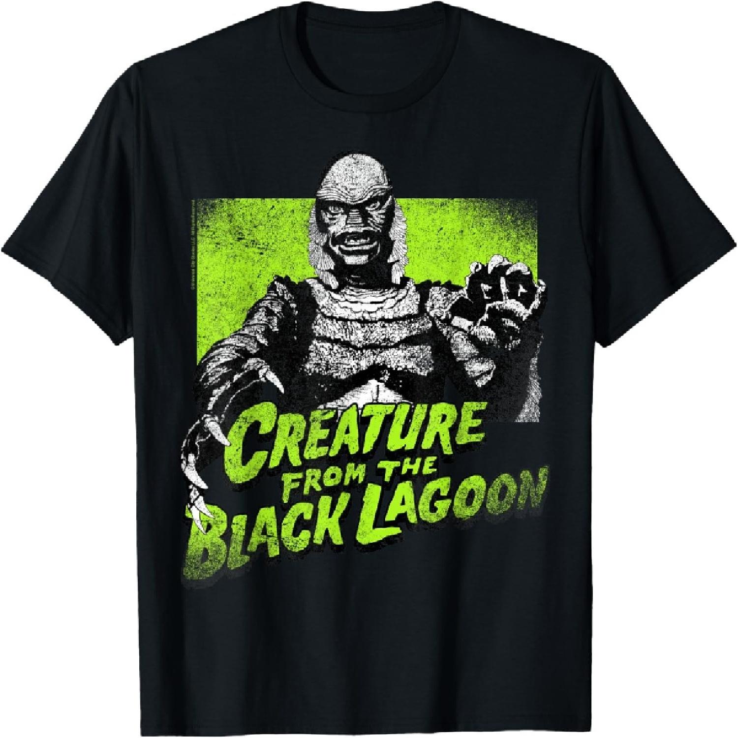 Creature From The Black Lagoon Green T-Shirt S