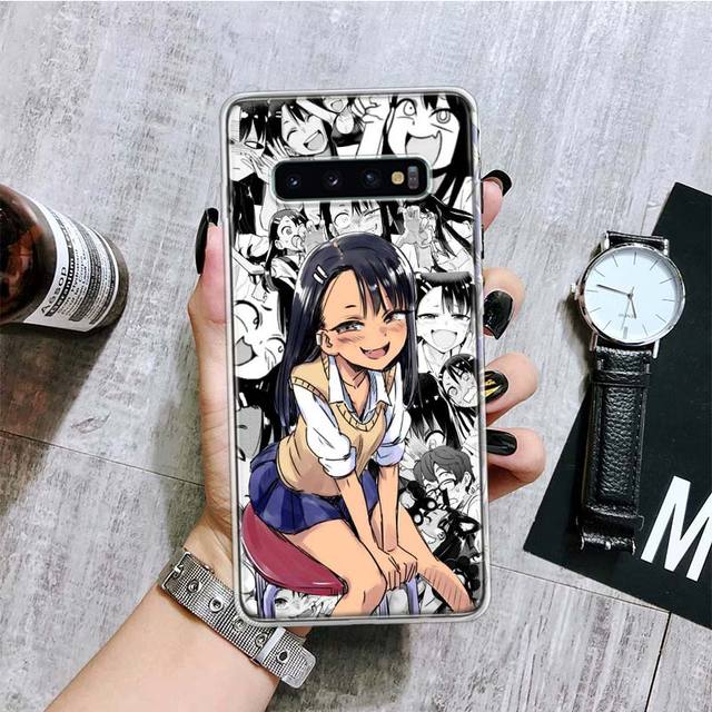 Nagatoro San Anime Estetisk telefondeksel for Samsung Galaxy S20 Fe S10 Plus S21 S22 S23 Ultra S10e S9 S8 S7 Edge Fundas Cover Coq