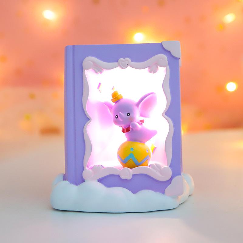 Student Desk USB Touch Night Light - Eye Protection, Cute Pet Design, Milk Star Light, Rechargeable Bedside Lamp