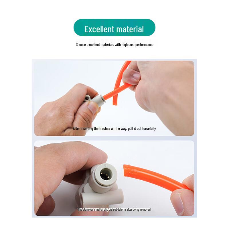 ZONYE Pneumatic Y-Type Four-Way Quick Connector