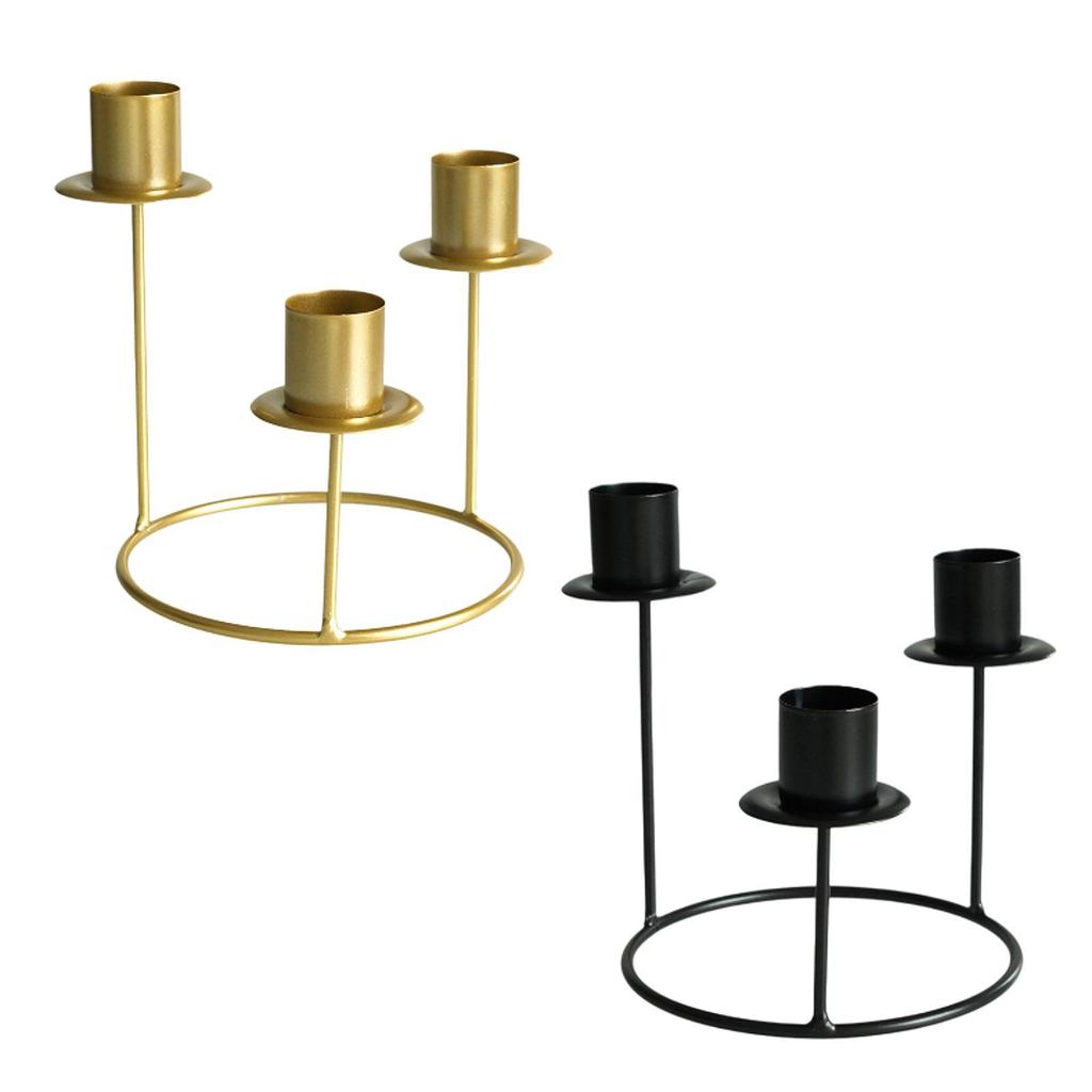 Pillar Candle Holder Candelabra Candle Holder for Centerpiece Holiday Table