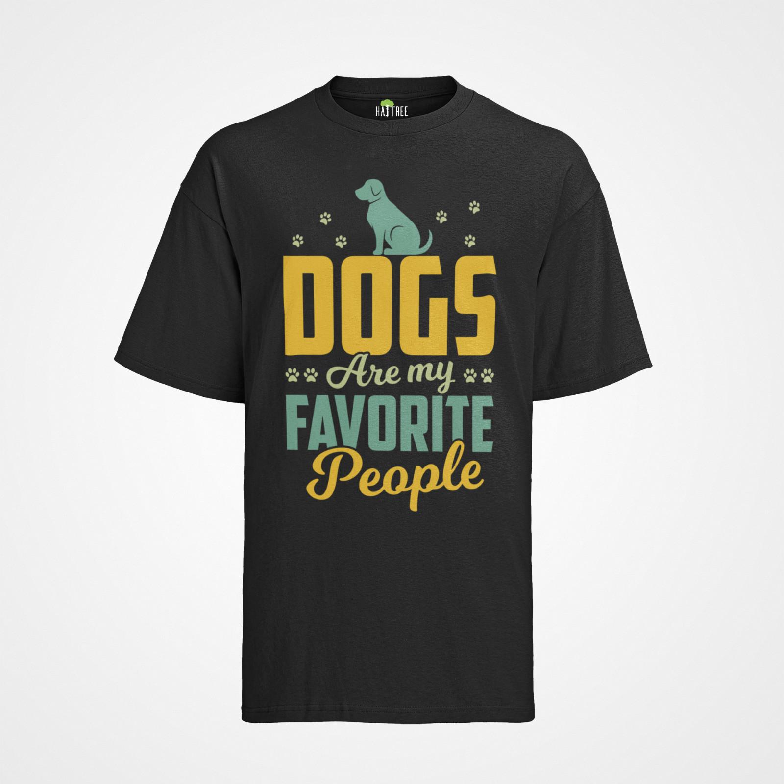 Organic Mens T-Shirt Mens Womens Tees Top Dogs Are My Favorite People Dogs Are My People Pet XL