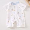 Breathable Cotton Baby Jumpsuits Summer Short Sleeve Bodysuit for Newborn Infant Boys Girls Rompers Soft One-Piece Romper