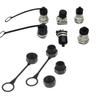 5/10Pcs Internal Thread/External Thread Connector Cover With Rope M12 Dust Cover For Aviation Plug Special Male And Female Cap