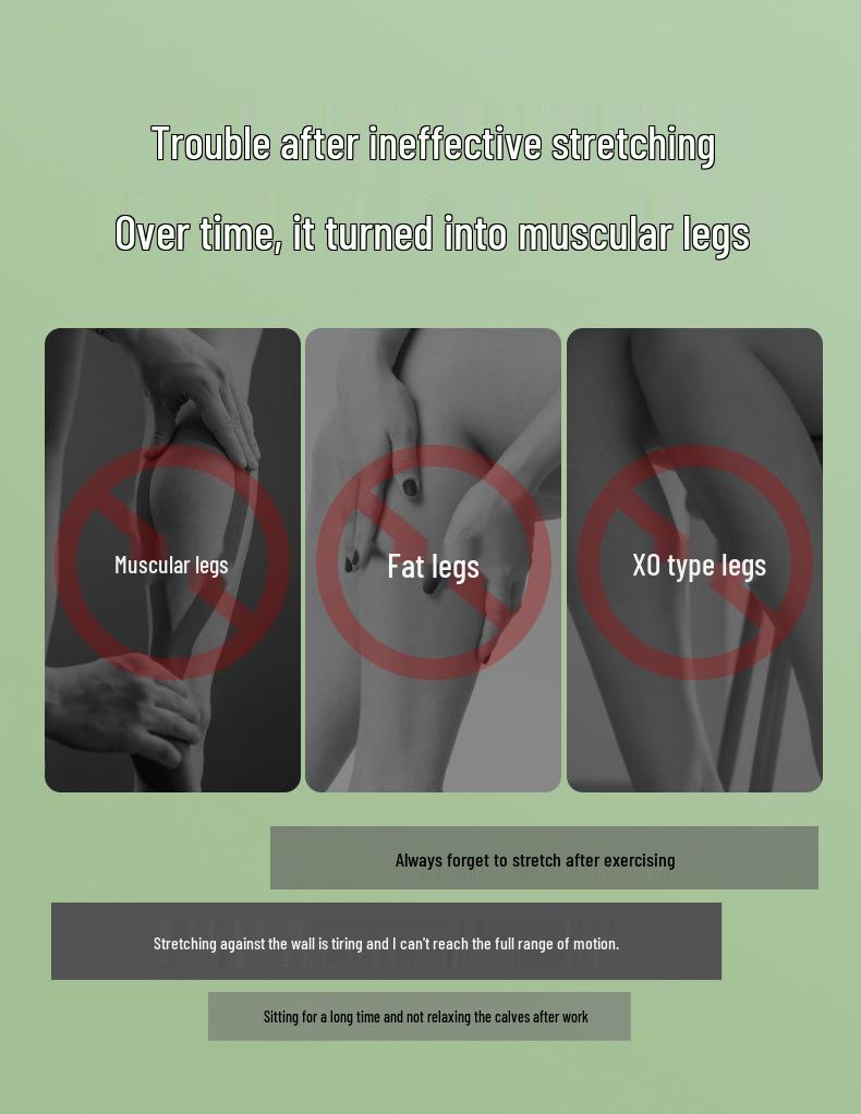 Adjustable Leg Slimming Stretch Board for Yoga, Calf Stretching & Fitness