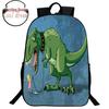 2021 Dinosaur Print Backpack for Boys - Primary School Children's Backpack
