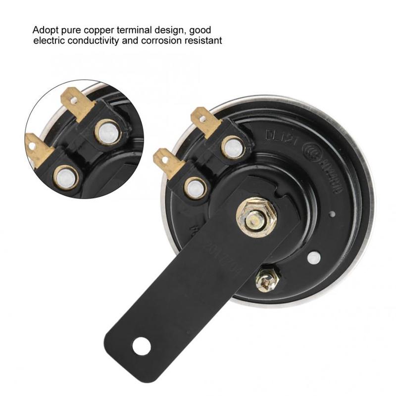 3 Inch 12V Universal 1105dB Super Loud Waterproof Metal Horn for Car Vehicle Truck Motorcycle