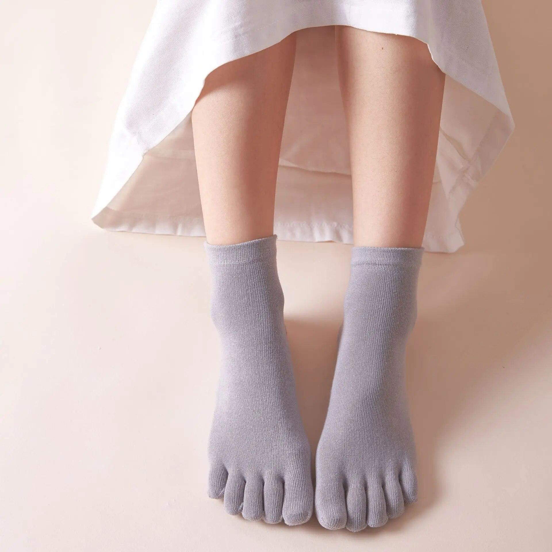 

1 пара детских носков, полосатые хлопковые носки с пальцами для детей от 4 до 12 лет, повседневные дышащие короткие носки с пятью пальцами для мальчиков и девочек, теннисные корты