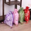 Embroidered Storage Bag Satin Jewelry Packaging Bag Retro Drawstring Gift Bag  Girl