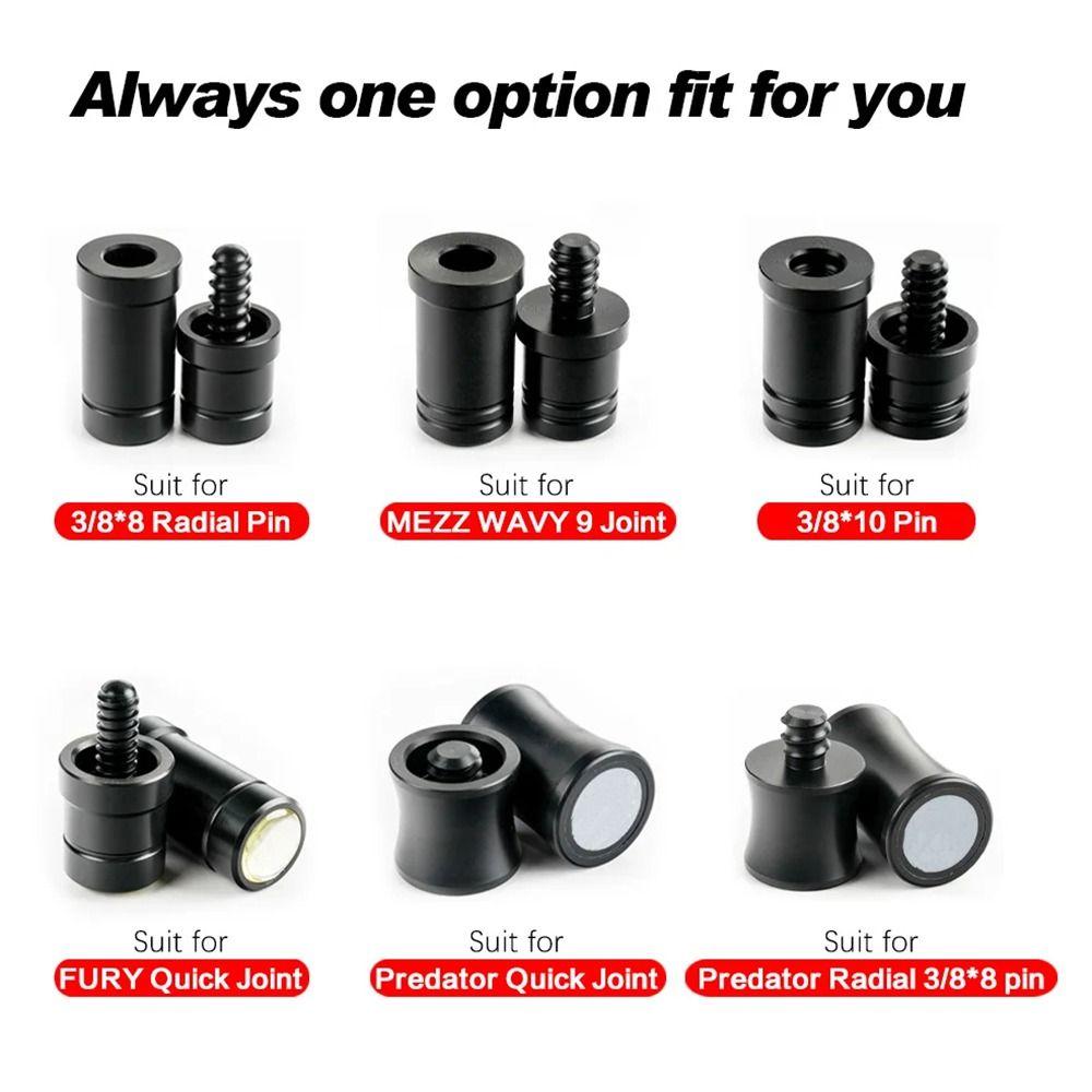 1Set Special Billiard Cue Joint Protector Set Plastic Black Middle Wheel Protection Cover Joint Caps for Uni Loc Wavy