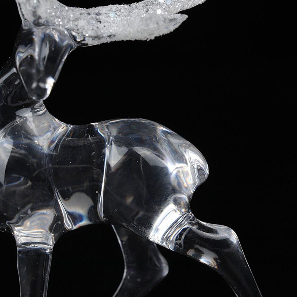 Easy To Install Elk Miniatures Elk Artificial Mini Deer Beautiful Sika Deer Statue  Christmas
