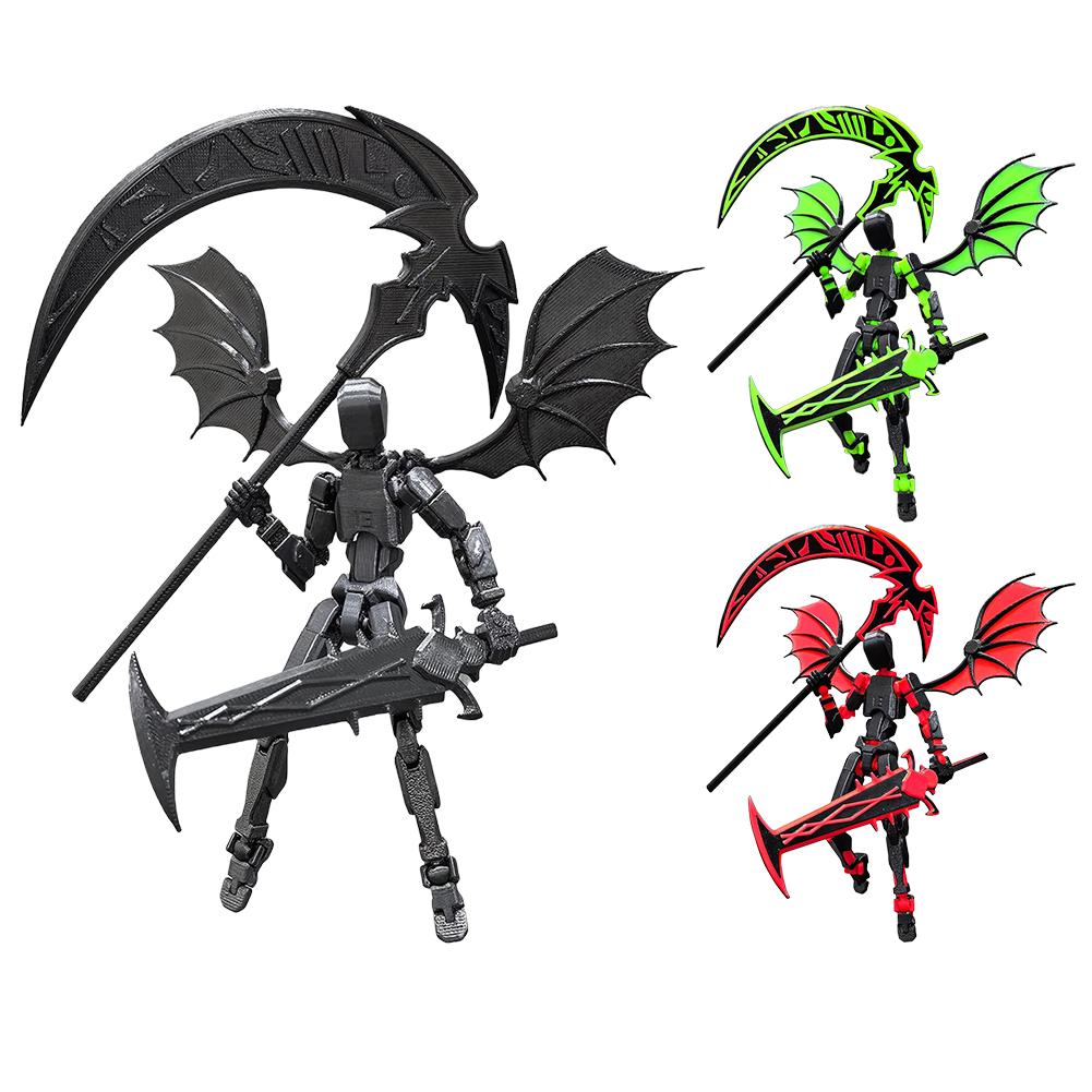 13 Robot Action Figure Toys Assembly Completed Full Body Mechanical Movable Toy Action Figure Dummy Office Desk Decoration Gifts