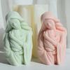 Mommy Holding Child Silicone Moulds Mom Holding Baby Candle Molds Epoxy Resin Molds Plasters Molds for Candle Making