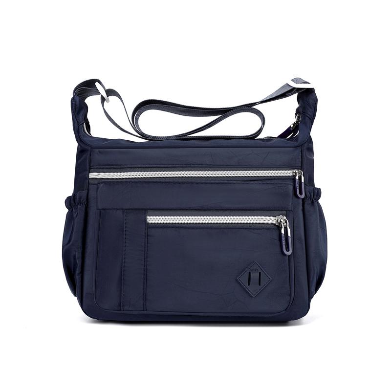 

Нейтральные новые мужские и женские сумки, сумки через плечо, дорожные сумки, многослойные сумки для отдыха для среднего и пожилого возраста темно-синий