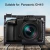 Aluminium Alloy 1 4   Screw Multiple Holes Camera Cage Rig for Panasonic GH4 5