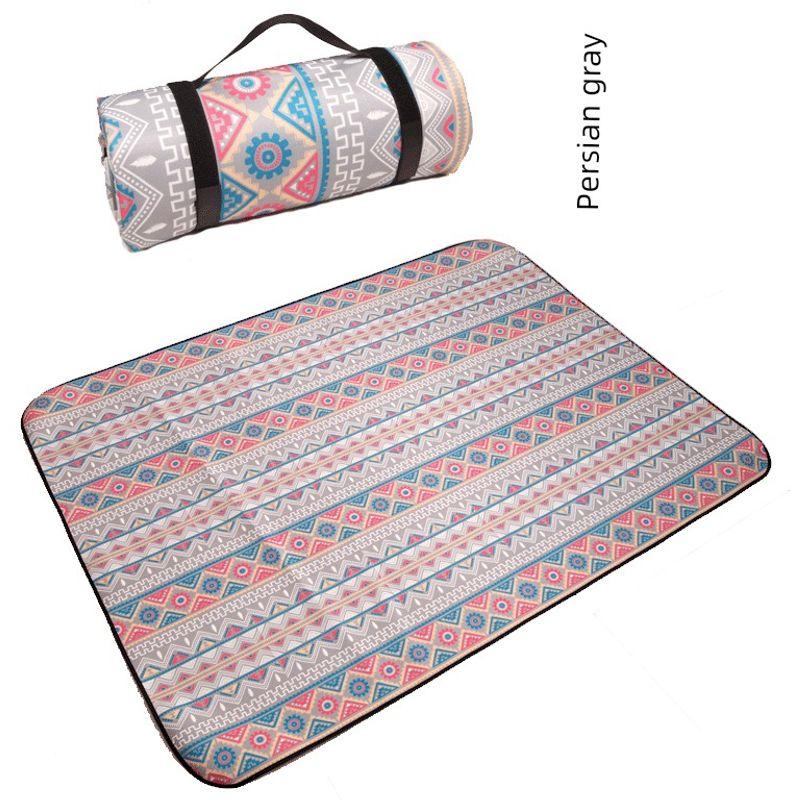 Camping Equipment Picnic Mat Waterproof Moisture-Proof Mat Thickened Oversized Portable Spring Outing Mat Large Size M