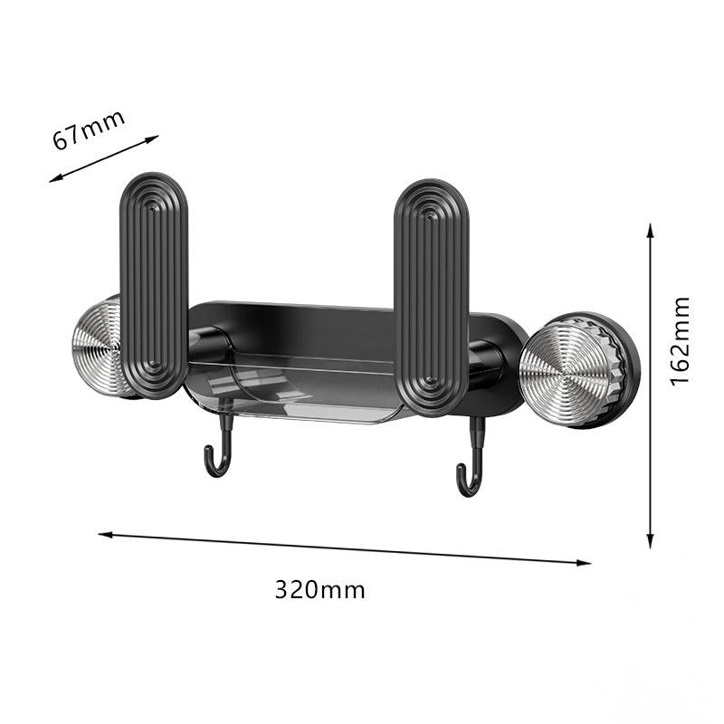 Dual-Mount Pot Lid Rack: Suction Cup & Tape, Hole-Free, Versatile Storage, Modern Kitchen Organizer