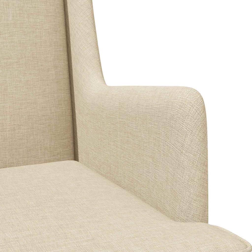 Cream Fabric Armchair