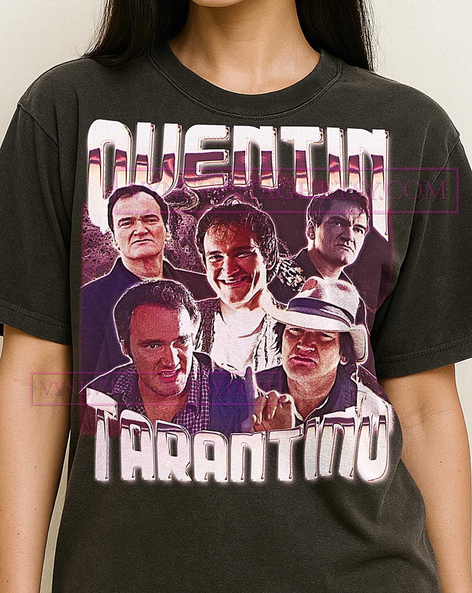 QUENTIN TARANTINO T-Shirt, Vintage Director Filmmaker Legend Star Performer Tee, 90s Retro Throwback, Quentin Tarantino Sweater S