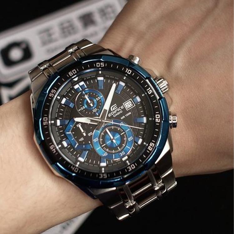 CASIO Chronograph 'Edifice' Men's Watch EFR-539D-1A2VUEF Blue Watch EFR-539D-1A2 EFR-539D-1A2