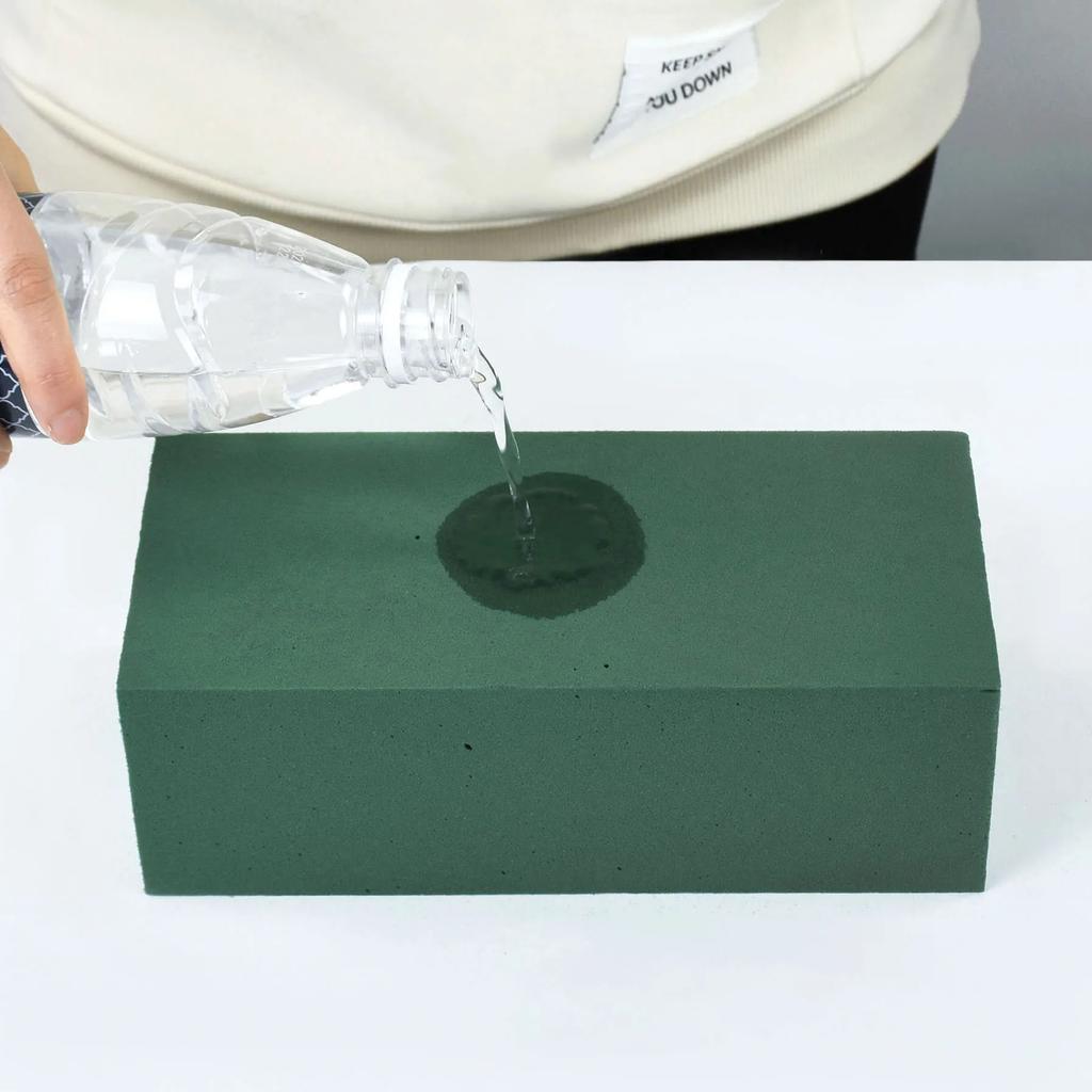 3/6Pcs Wet Floral Foam Blocks, Absorbent Styrofoam Bricks for Flower Arrangement, Wedding Party Decoration Supplies Home Decor