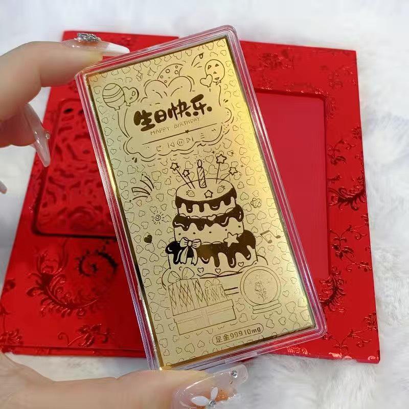 Year of the Horse 999 Gold Note 10mg - New Year Valentine's Gift for Men & Women In Red Envelope