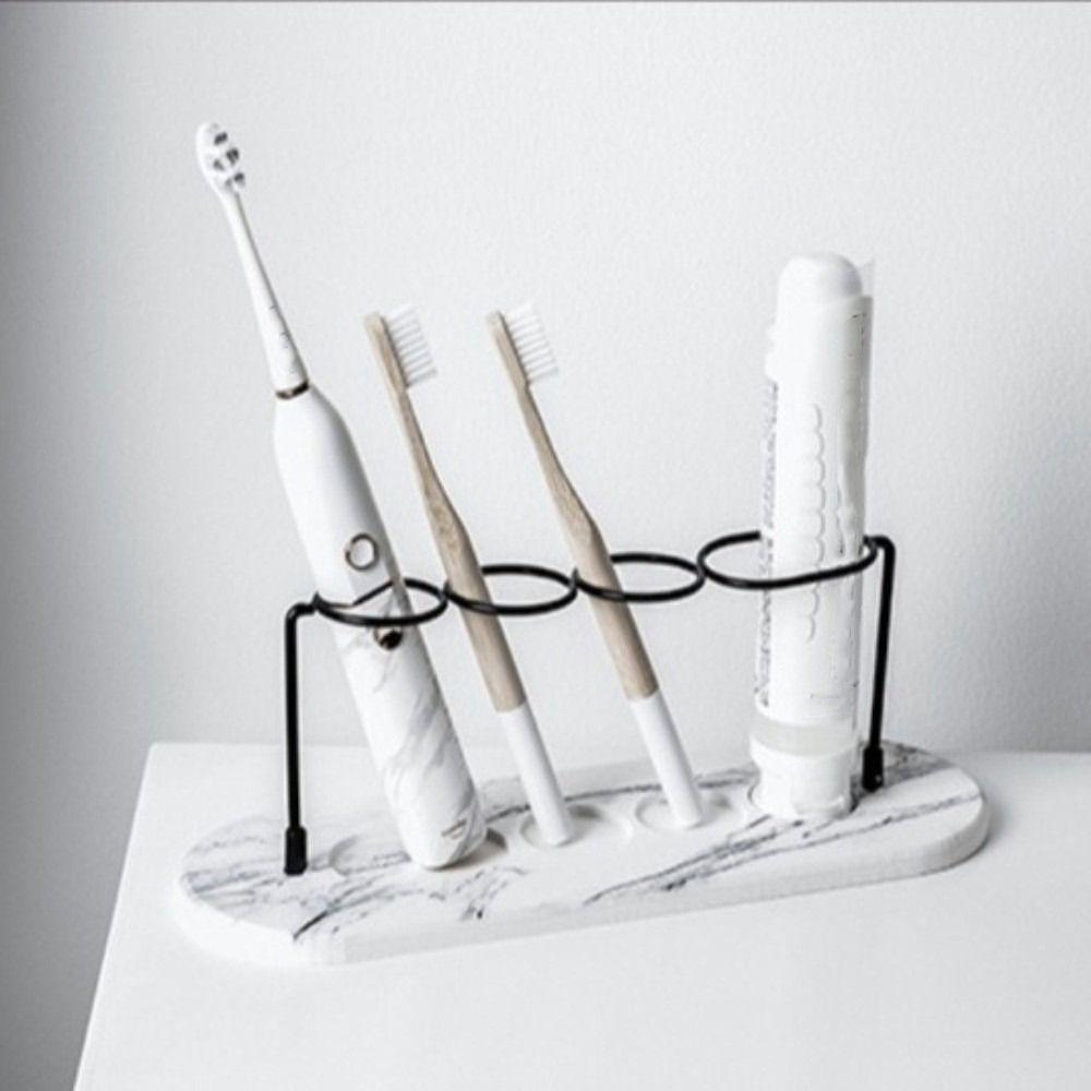 Diatom Earth Toothbrush Storage Rack Long Lasting Toothbrush Holder Makeup Brush Organizer  Travel