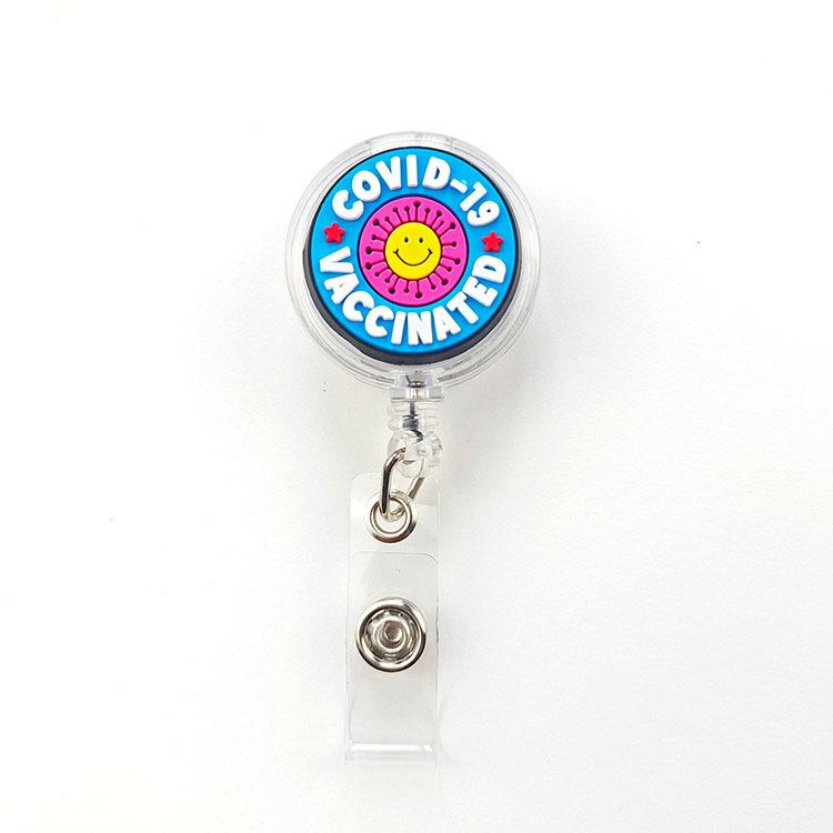 Catramă retractabilă medicală de desene animate Doctor Asistentă Licență de muncă Snur creativ ușor de trage Cataramă Certificat Nume de marcă