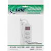 Multiprise - inline - 16431x - 3 prises t13 - câble 1,5m - interrupteur blanc