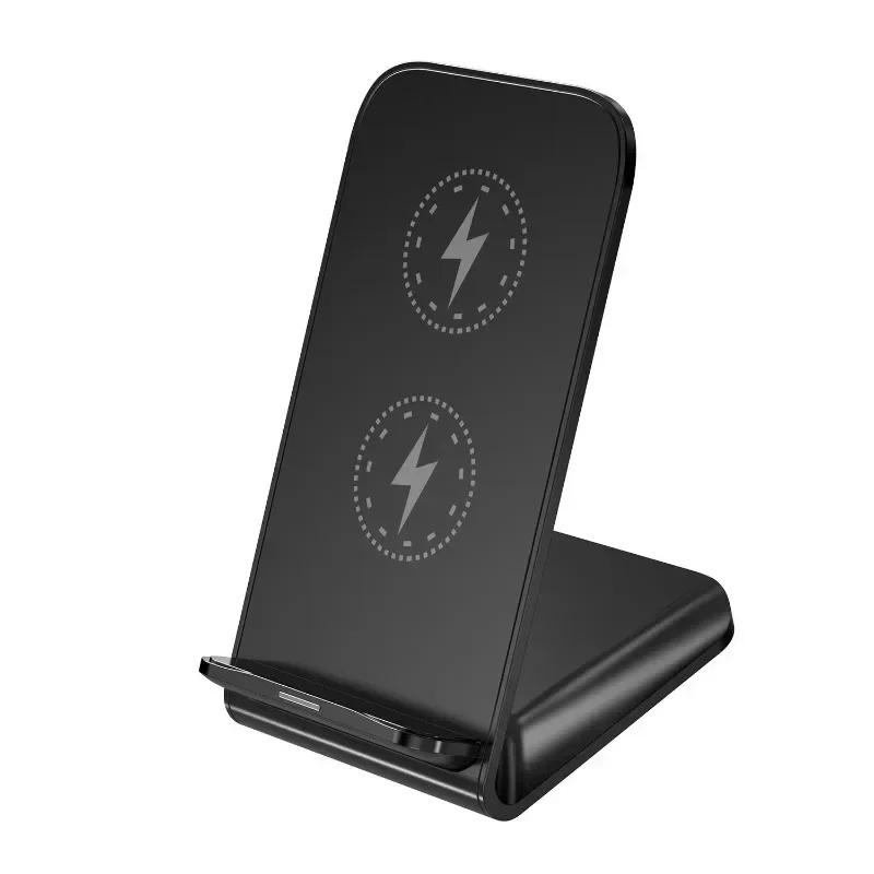 10W Super Fast Wireless Charger Phone Holder Foldable Dock Stand Station For iPhone 14 13 12 11 Pro Max Samsung Xiaomi Adapter