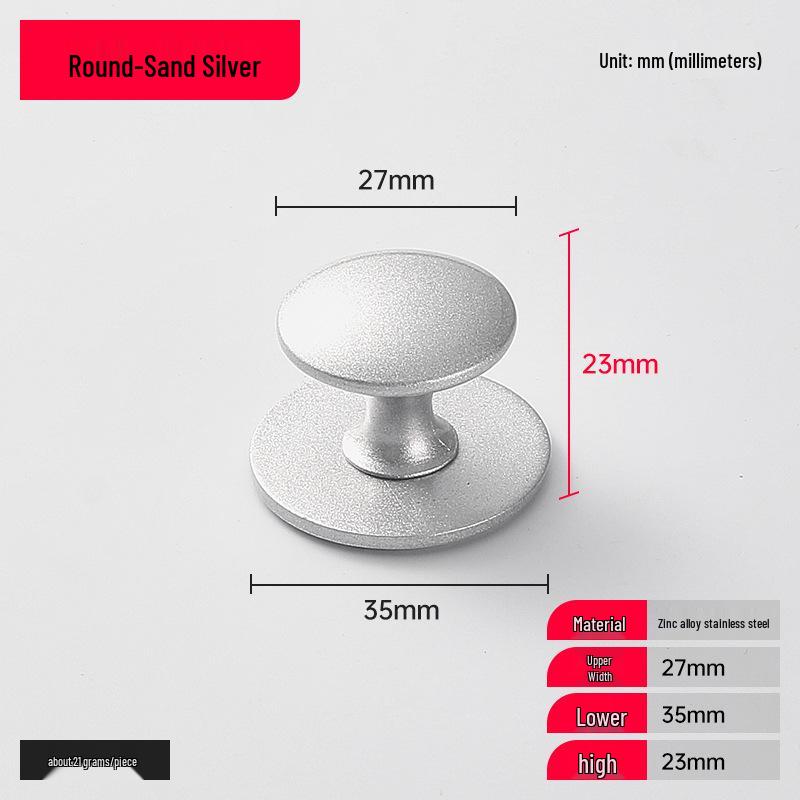Stainless Steel No-Drill Handle for Cabinets, Drawers, Wardrobes, and Glass Doors