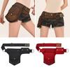 Fashion Cotton Belt Waist Packs Adjustable Strap Multi-functional Phone Pouch Vintage Travel Crossbody Bag Outdoor