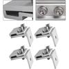1/4PCS Aluminium Standing Seam, Mounting Solar PV Roof Seam Clamp, Clamp, Roof Seam Clamp, Sheet Seam Clamp Parts(4pcs)