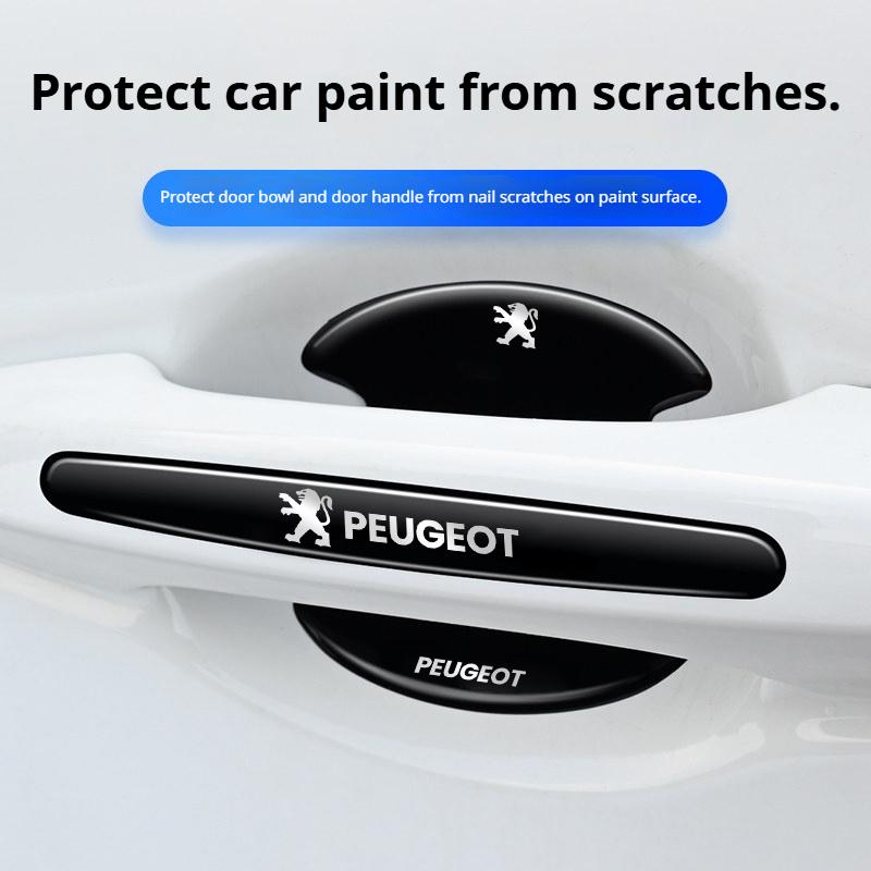 Car handle anti-collision strip door handle bowl protection K sticker suitable for Peugeot 206 307 308 3008 207 208 408 508 2008 5