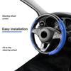 Suede D Shape Car Breathable Steering Wheel Cover For Porsche Panamera Cayenne Taycan 911 718 Macan Carrera-GT 928 944 Accessory