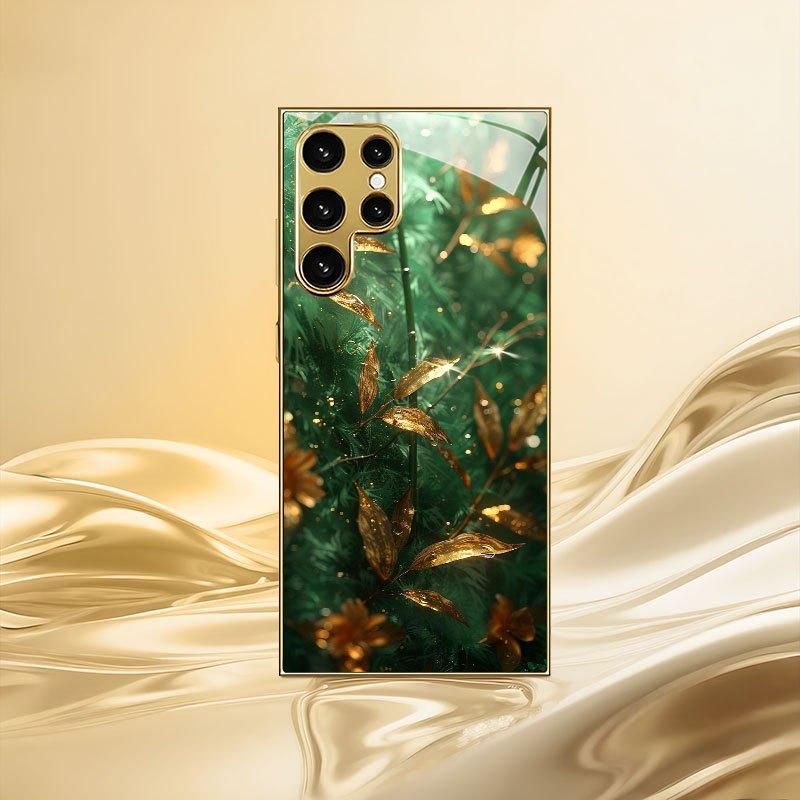 

Высококачественный чехол для телефона Электроокрашенное стекло ТПУ Чехол для телефона для Samsung Galaxy S26 S25 S24 S23 S22 S21 FE, Ultra, Plus Ударопрочный For Galaxy S26