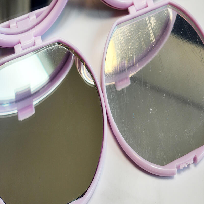 3 types of soft and fluffy hand mirrors