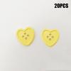 20Pcs/Set Buttons For Needlework Heart Sewing Button For Clothing Diy Accessories Decorative Craft Supplies