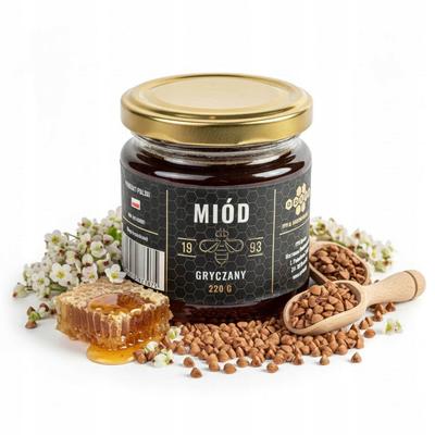 Buckwheat Honey 220G Polish Premium Natural Healthy