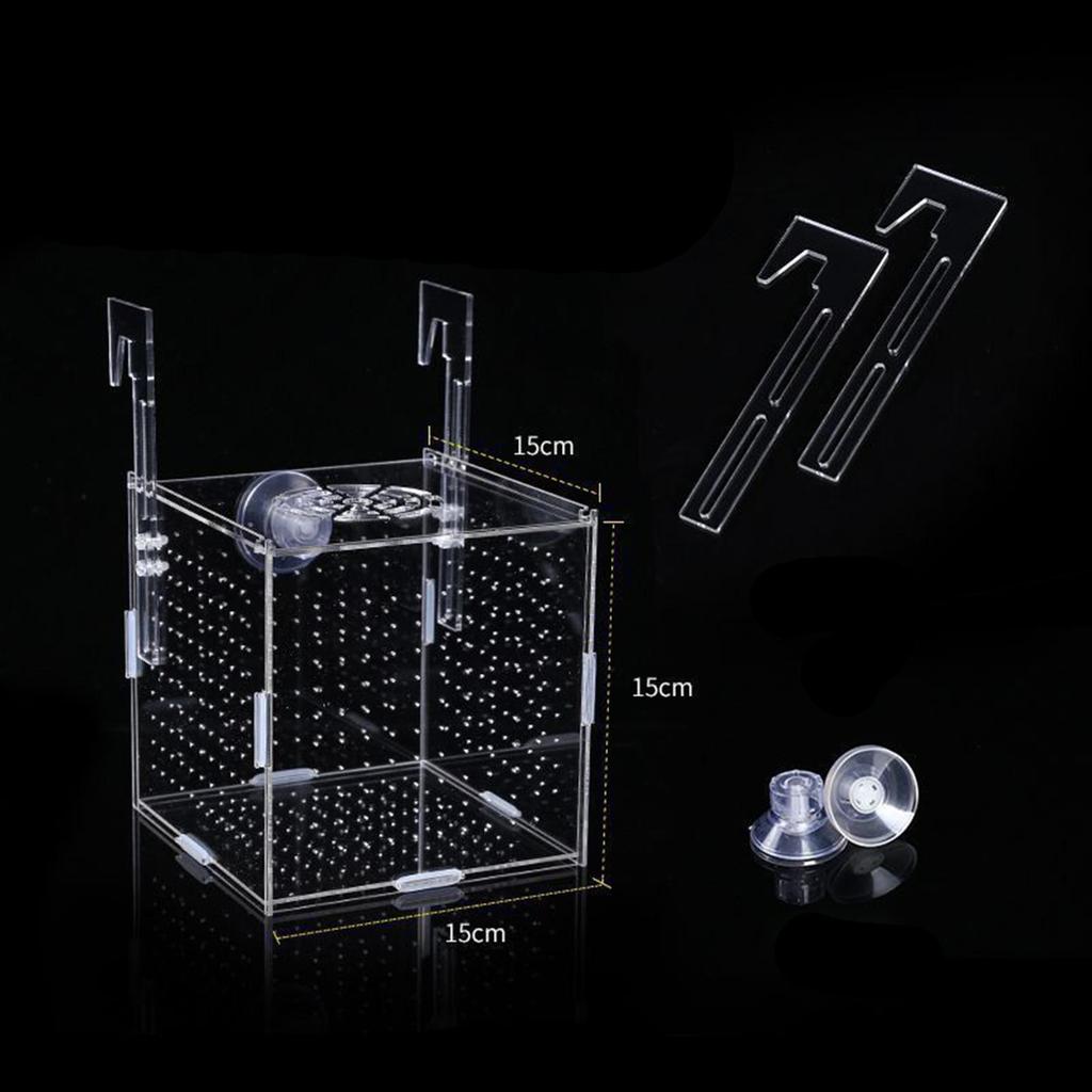 Breeding Isolation Container for Acrylic Tanks with Fry Holder