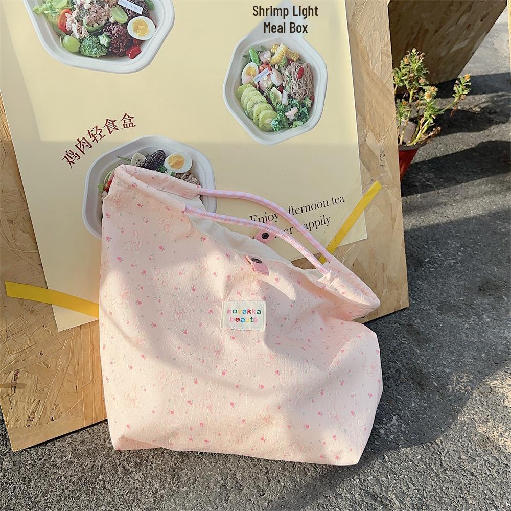 

Корейская мультяшная холщовая сумка-тоут для женщин - Сумка большой вместимости для покупок и работы