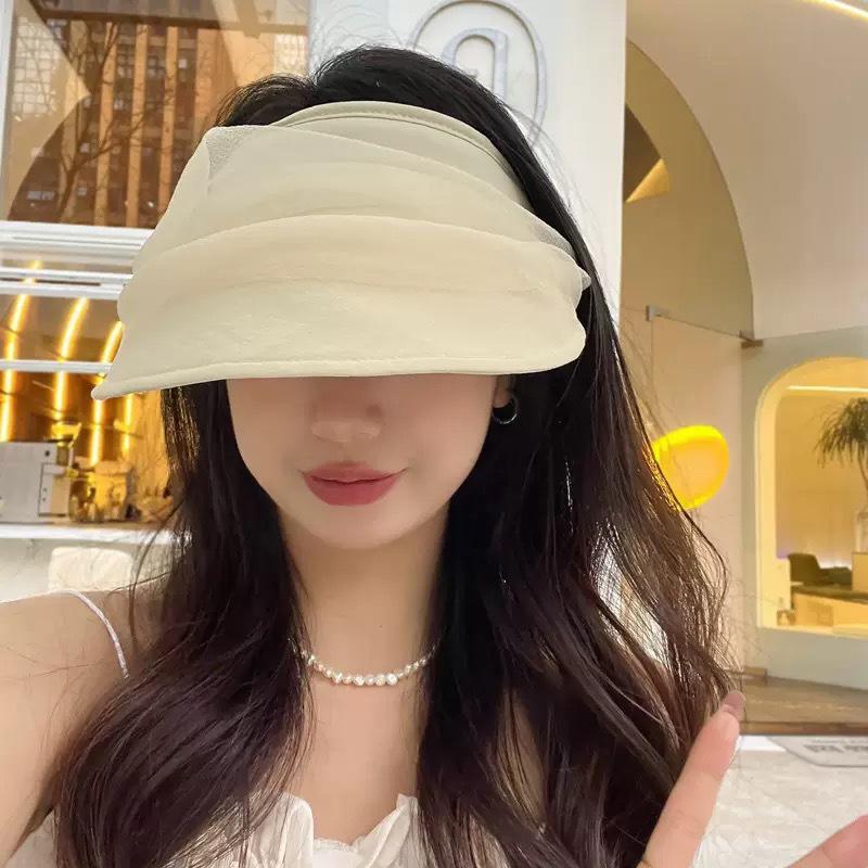 Crownless Sun Hat UPF50 Plus for Women Foldable Headband UV Protection for Summer Beach Hiking Trips