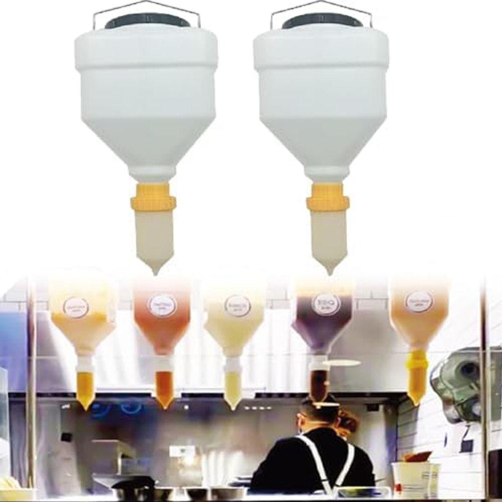 Hanging Design Sauce Squeezer Plastic Sauce Dispenser Enduring Salad Dressing Bottle For Hamburger