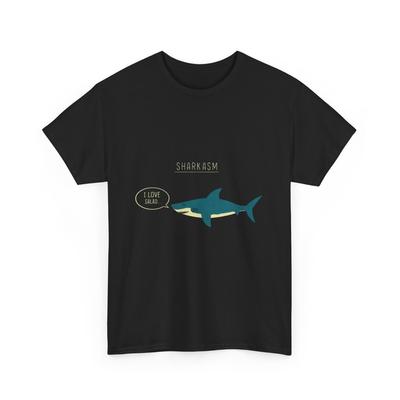 Sharkasm T-Shirt - I Love Salad Shirt - Sharkasm Tee - Shark Shirt