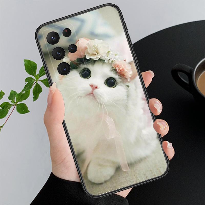 

Cute cat Phone Case For Samsung Galaxy A15 A35 A55 A52 A53 A54 A33 A34 A25 A05S A16 A14 A05 A13 M15 M55 M35 A05s