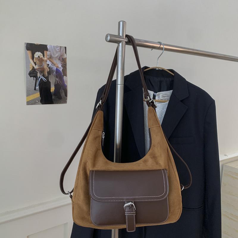 

2025 Autumn Versatile Large-Capacity Fashionable Casual Tote Bag 31x12x21 жёлтый/коричневый