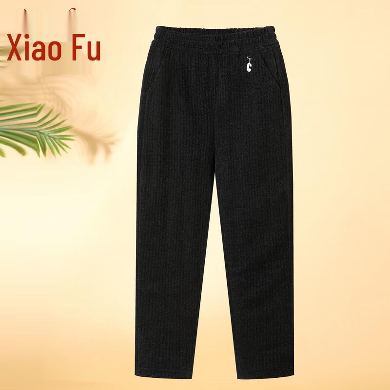 

Xiaofu Women s Winter Fleece-Lined Corduroy Casual Pants 4XL