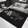 1pc 23959951430 Pattern Carpet, Area Rug For Living Room Bedroom Room Bed Chair Laundry Entryway Corridor Yard Non-slip Outdoor Camping Rug